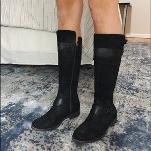 Black UGG Dayle riding boots